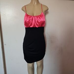 Elegant Pink and Black Women's Sleepwear